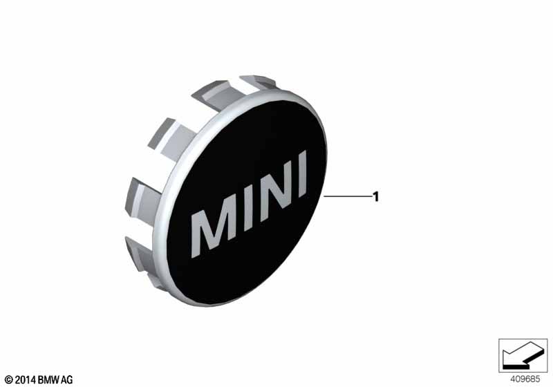 MINI hub cap
