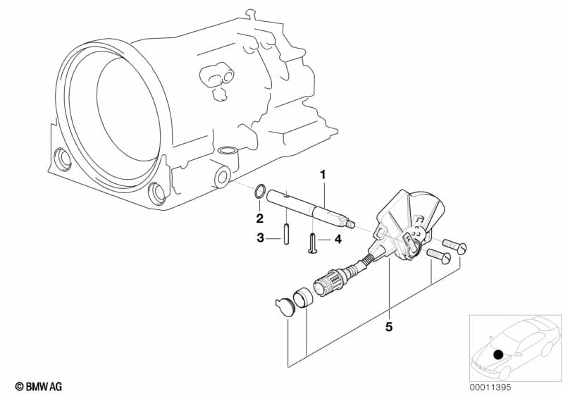 A4S 270R/310R selector rod/transm.switch