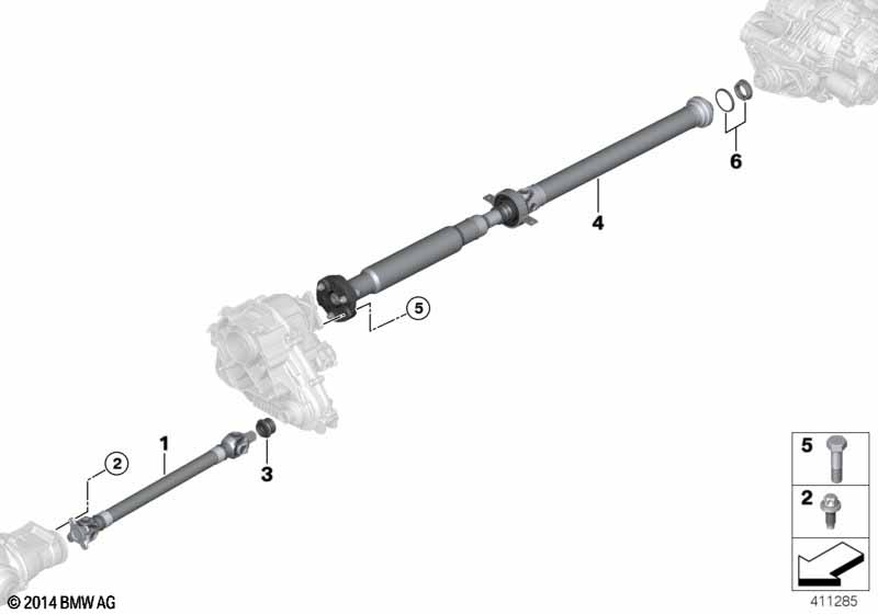4-wheel drive shaft/Insert nut