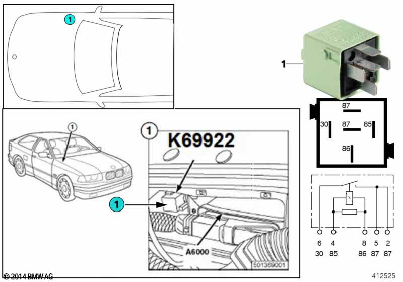Relay for CNG K69922