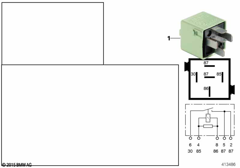 Relay for starter lockout K6324