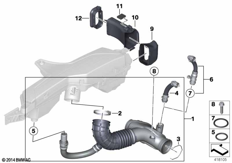 Fresh air duct / air intake
