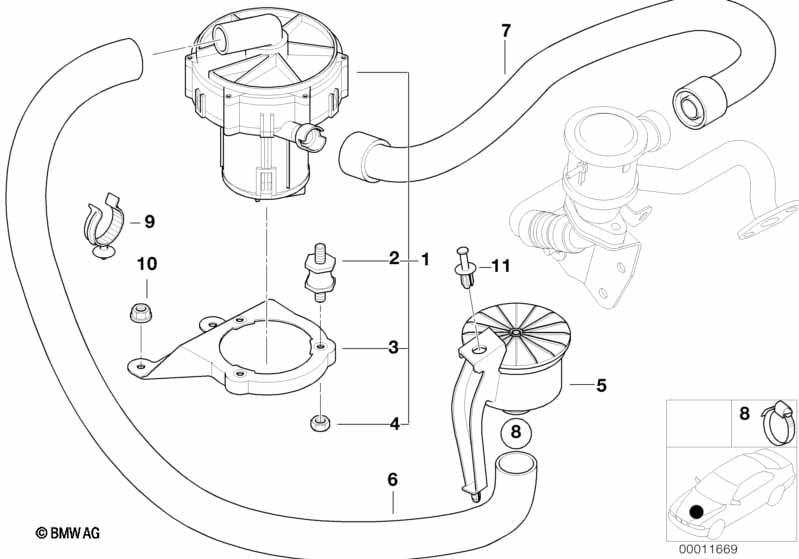 Emission control-air pump