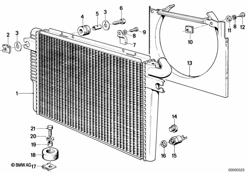 Radiator/frame