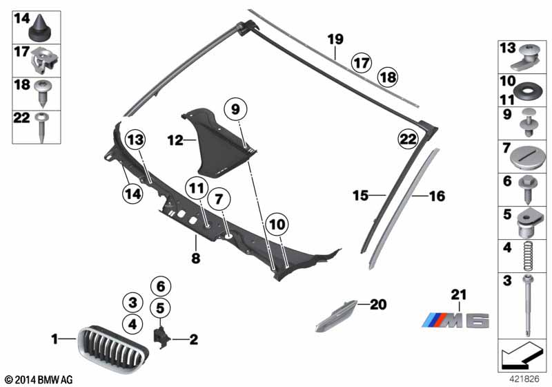 Exterior trim / grill