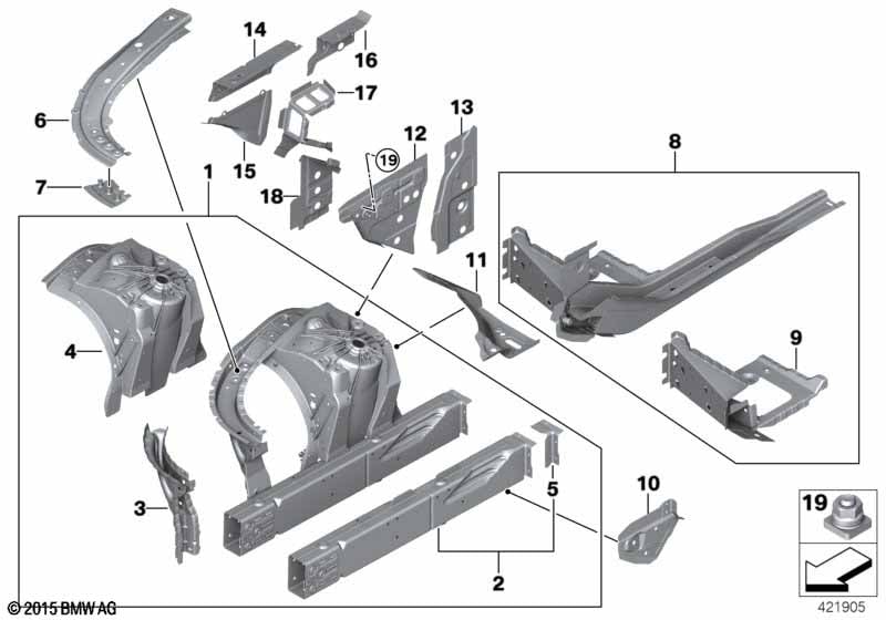 Pasa-rueads/soporto del motor