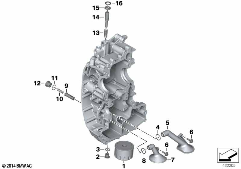 Lubrication system-Oil filter