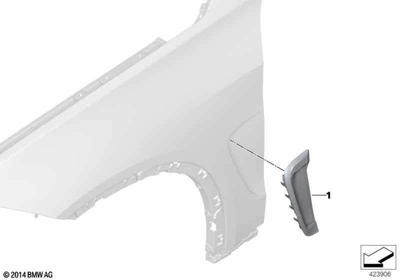 Exterior trim / grill