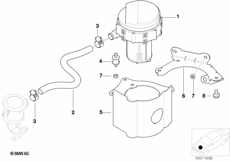 Emission control-air pump