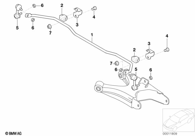 Stabilizer, rear