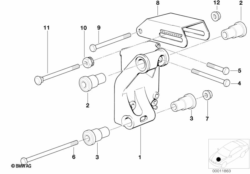 Alternatormounting parts