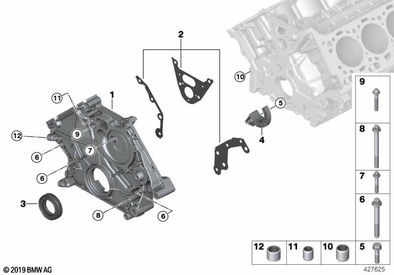 Lower timing case