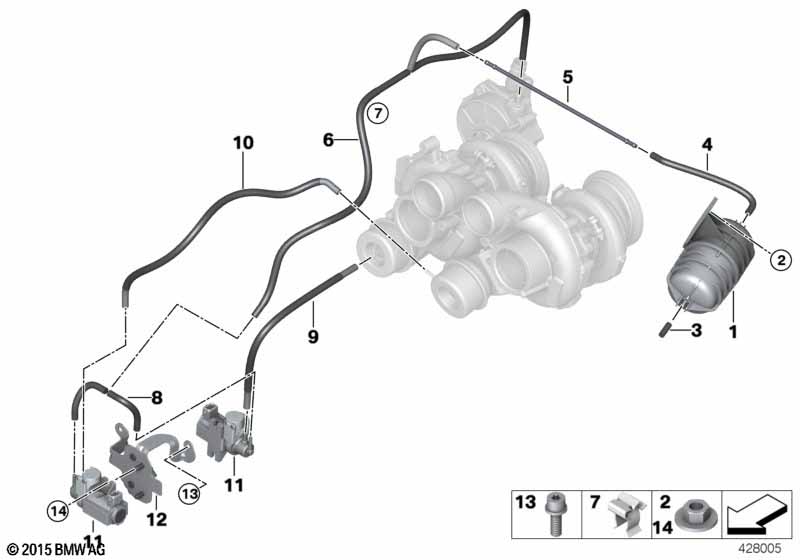 Vacum control-engine-turbo charger