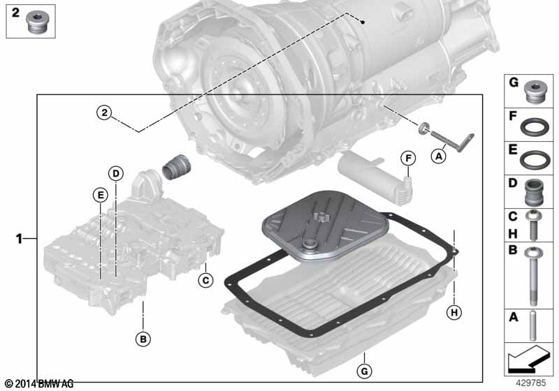 Genuine BMW 24007855289 F92 Repair Kit Selector Rod (Inc. X6 M, M5 & M8) | ML Performance EU Car Parts