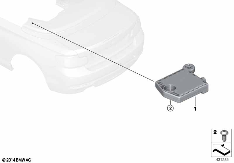 Genuine BMW 65209277814 F23 RR4 Gps Antenna (Inc. 220i, M240i & Ghost EWB) | ML Performance UK Car Parts