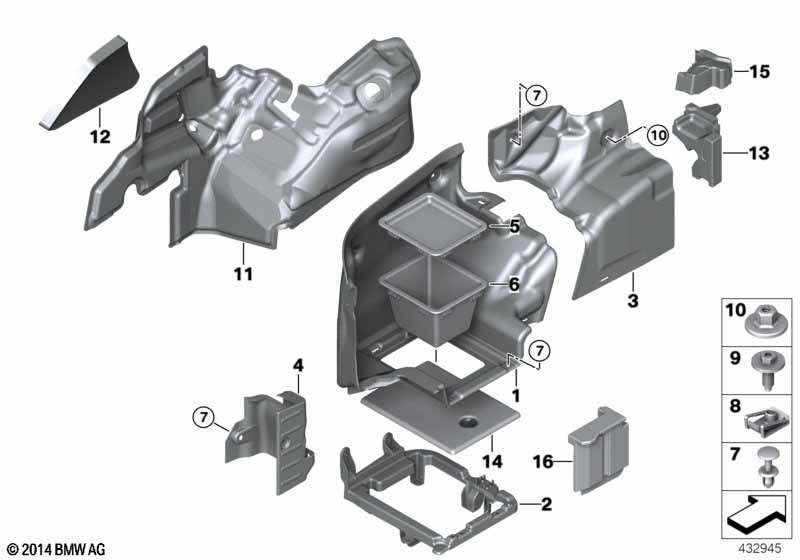 Genuine BMW 51477362215 F83 F33 Seal, Belt Feed Slot, Rear Left (Inc. 430i, 435dX & 435i) | ML Performance UK Car Parts
