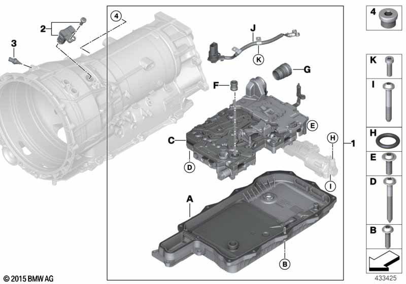 GA8P75HZ wiring harness, oil pump/sensor