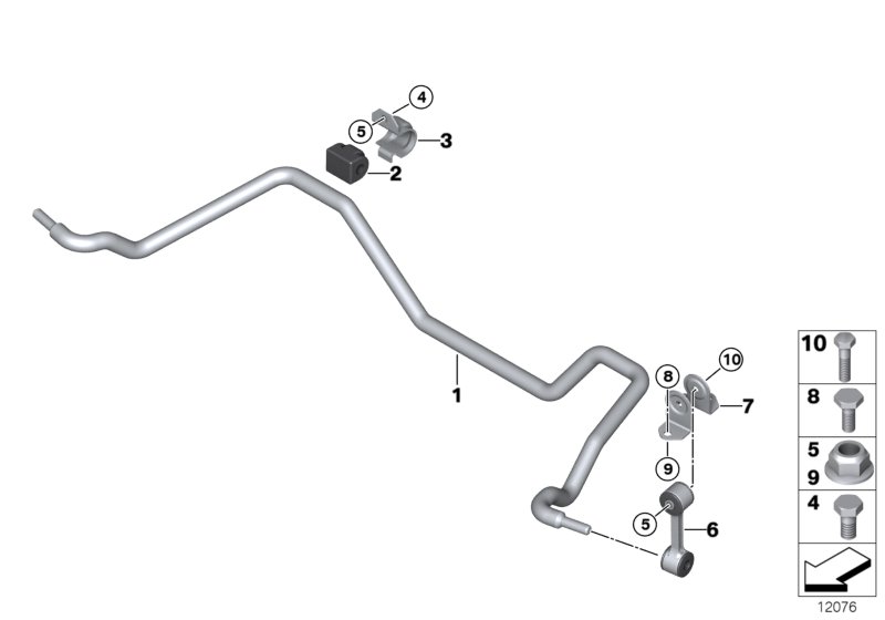 Genuine BMW 33551096669 E46 Stabilizer Rubber Mounting D=20mm (Inc. 325xi, 325Ci & 330xi) | ML Performance UK Car Parts
