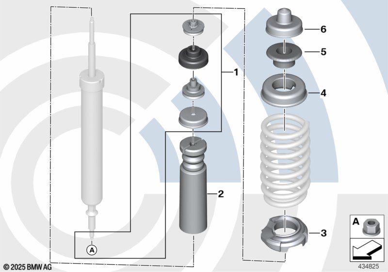 Repair kits, shock absorber rear