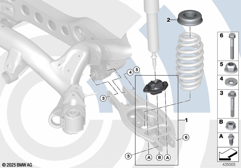 Repair kit shock absorber rubber bushing