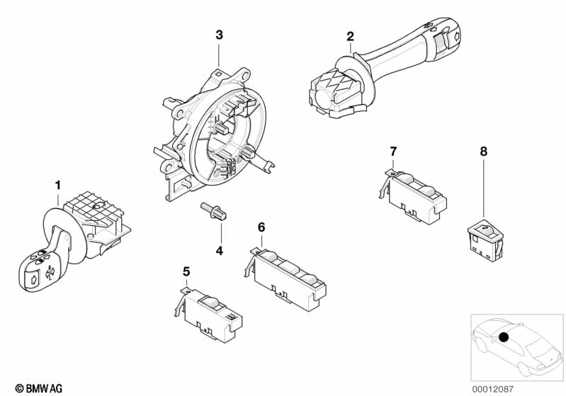 steering-column stalk/ window lifter