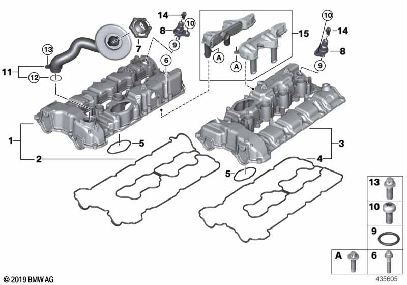Genuine BMW 11128636401 F01 F02 G12 Profile-Gasket (Inc. Dawn, 760i & 750Li) | ML Performance UK Car Parts