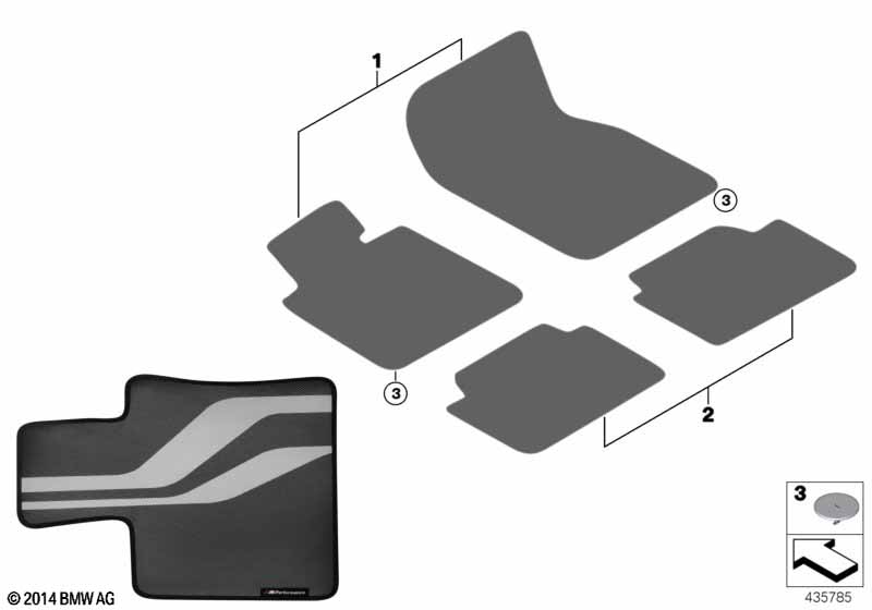 M Performance floormats