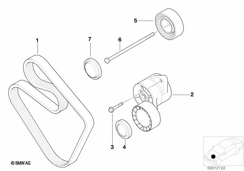 Belt Drive Water Pump/Alternator