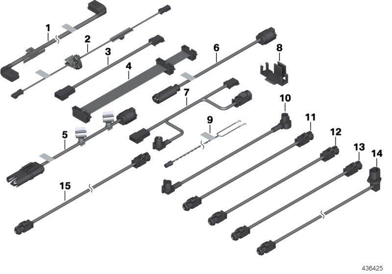 Genuine BMW 61119185171 E91 E89 E90 Connecting Wire Cic / Display L= 850mm (Inc. Z4 23i, 328xi & 523i) | Duco Car Parts UK Car Parts