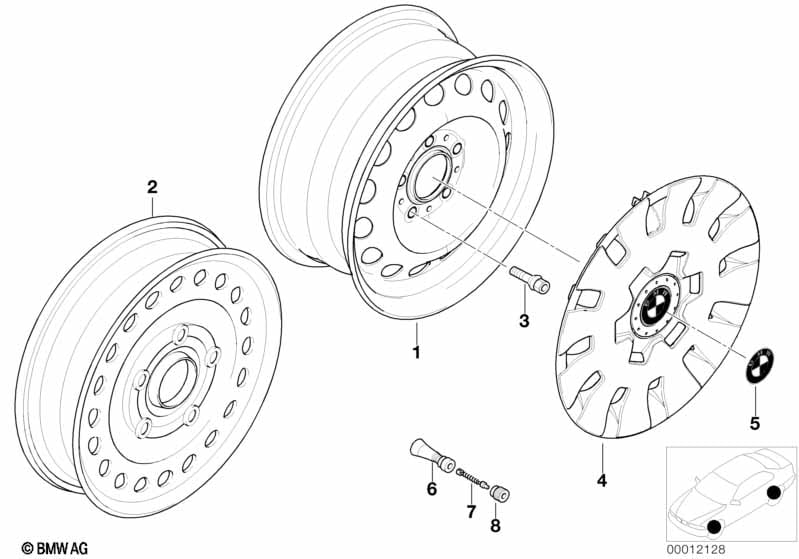 Alloy rim styl.12