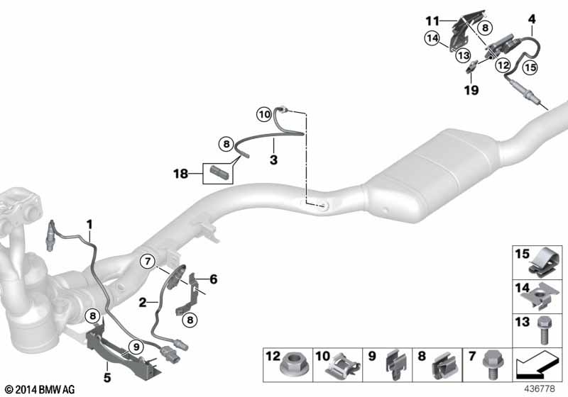 Genuine BMW Mini 07146976165 F36 RR5 G16 Cable Holder (Inc. 530d, 520d & 650iX) | ML Performance UK Car Parts