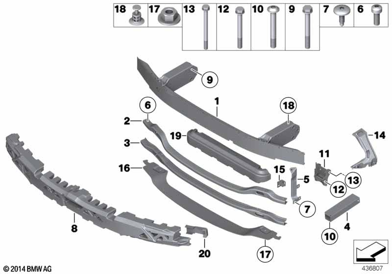 Genuine BMW 51117331775 F10 Shock Absorber Front (Inc. 528i, 528iX & 535iX) | ML Performance EU Car Parts