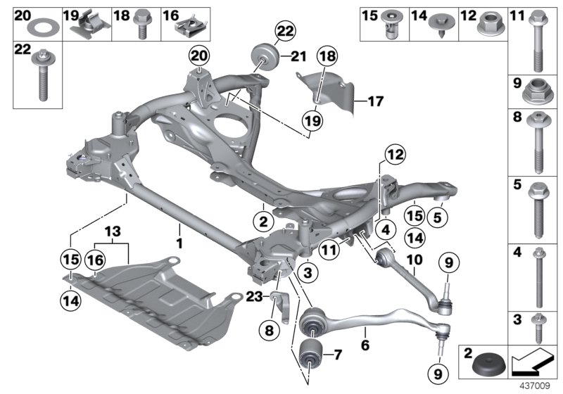 Genuine BMW 31126855741 Tension Strut With Hydraulic Mount, Left | ML Performance UK Car Parts