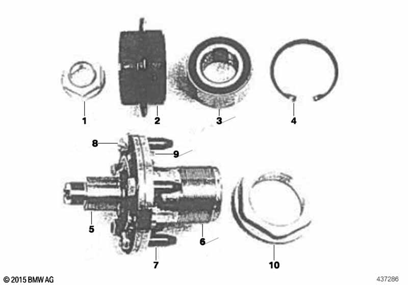 Genuine BMW 31212220798 Shaft ZV RE-GEW. (Inc. E30 M3) | ML Performance UK Car Parts
