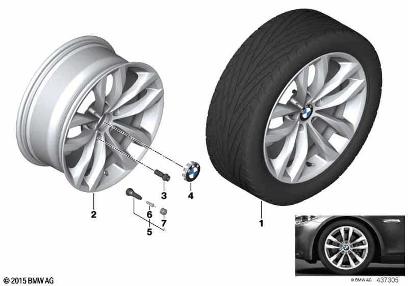 Ζάντα ελαφρ.κράμ. BMW Styling 609 - 18''