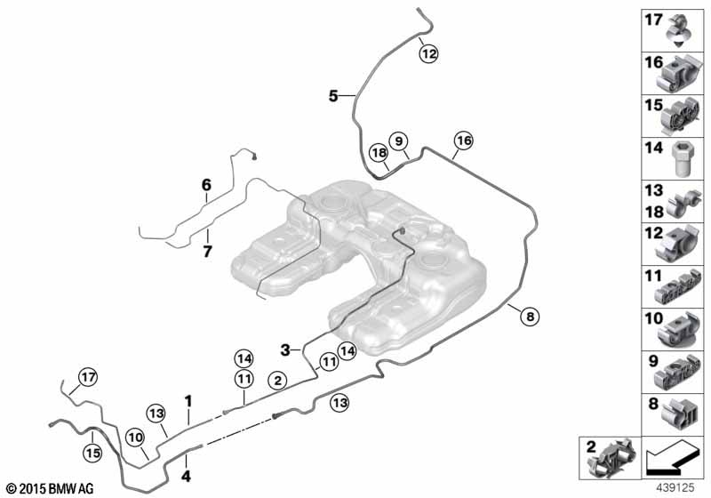 Genuine BMW 16127201616 F15 E72 Scavenge Air Line (Inc. X5 40eX & Hybrid X6) | ML Performance EU Car Parts