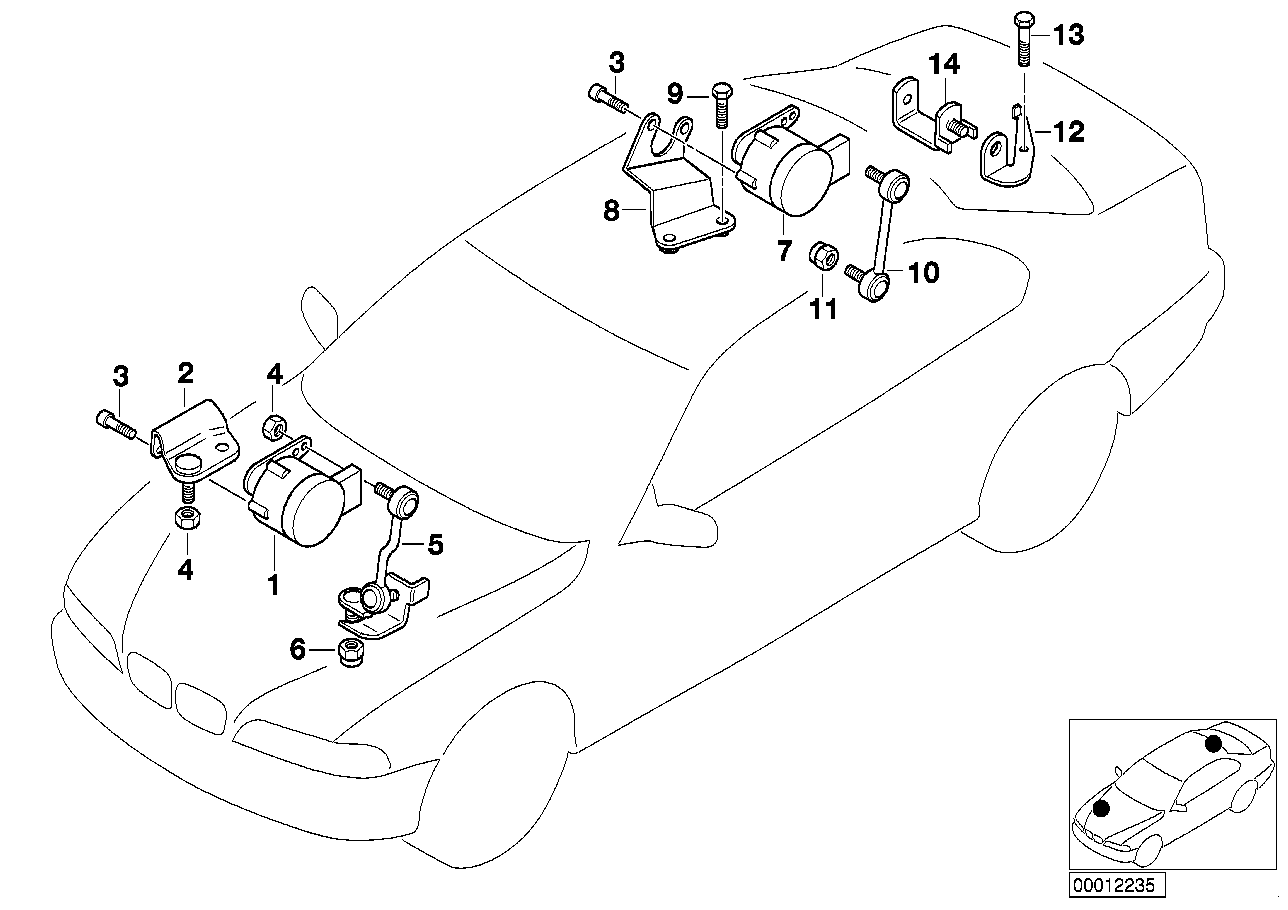 Genuine BMW 37146779669 E86 E85 E46 Extension (Inc. 325ti) | ML Performance UK Car Parts