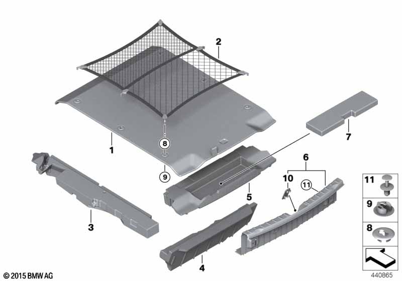 Genuine BMW 51477348304 Floor Carpet, Luggage Compartment (Inc. 330e) | ML Performance EU Car Parts