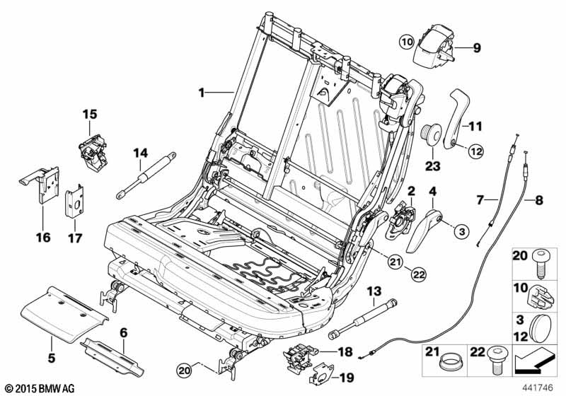 Genuine BMW 52207245525 E70 Screw (Inc. X5) | ML Performance EU Car Parts