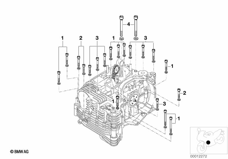 mounting point crankcase left