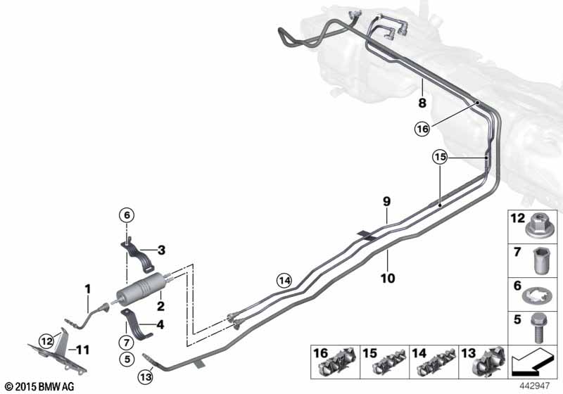 Fuel line / fuel filter
