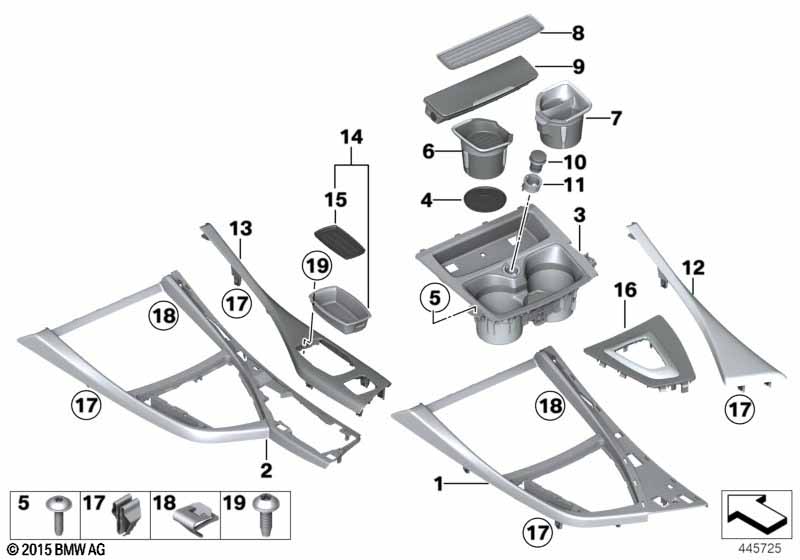 Genuine BMW 61349350797 F87 F32 F22 Illuminated Ring, Transparent (Inc. X1 28i) | ML Performance UK Car Parts