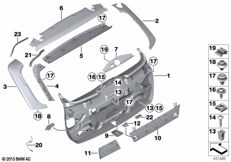 Genuine BMW 51497263141 F31 F31 Trim, Side Outer Left (Inc. 335iX, 330dX & 340i) | ML Performance EU Car Parts
