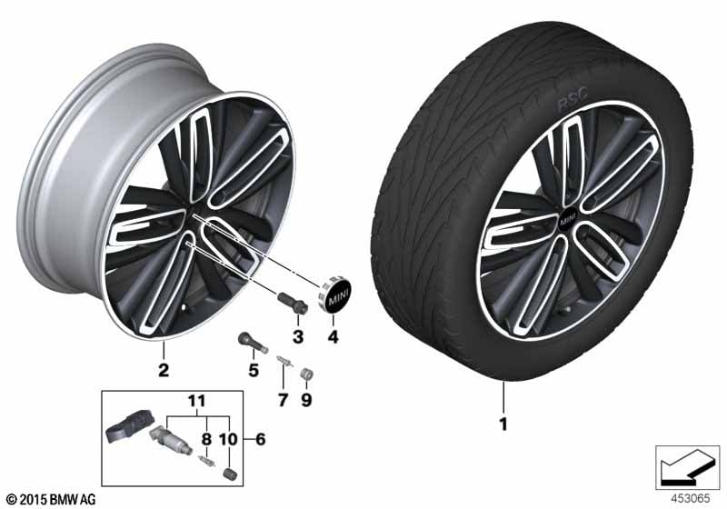 JCW LM lité kolo Radial Spoke 526 - 19