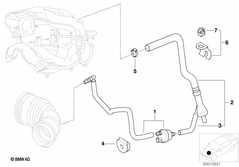 Podtlakové ovládání-motor