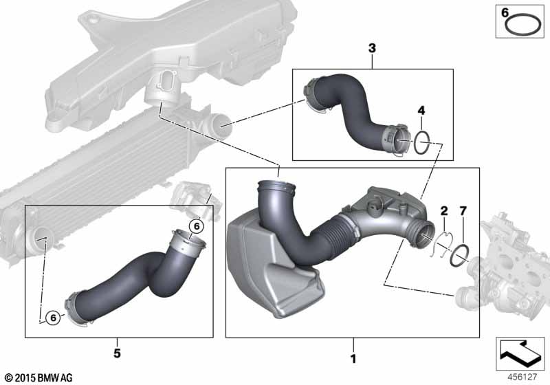 Genuine BMW 13718637816 G20 F30 F36 Spring Clip (Inc. 320i 1.6) | ML Performance UK Car Parts