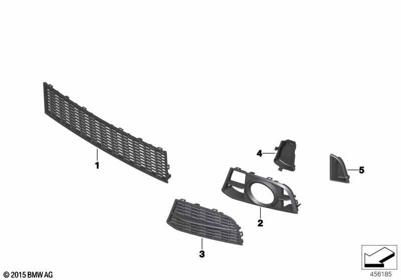 Genuine BMW 51118060797 F10 F11 Blanking Plate, Left M (Inc. 535iX) | ML Performance UK Car Parts