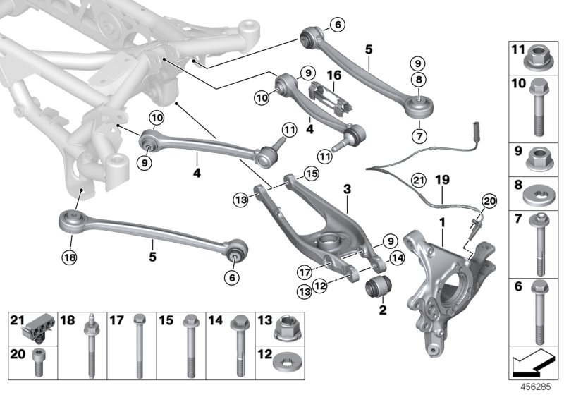 Genuine BMW 33322284533 F87 F83 Camber Link  (Inc. M2, M3 & M4) | ML Performance UK Car Parts