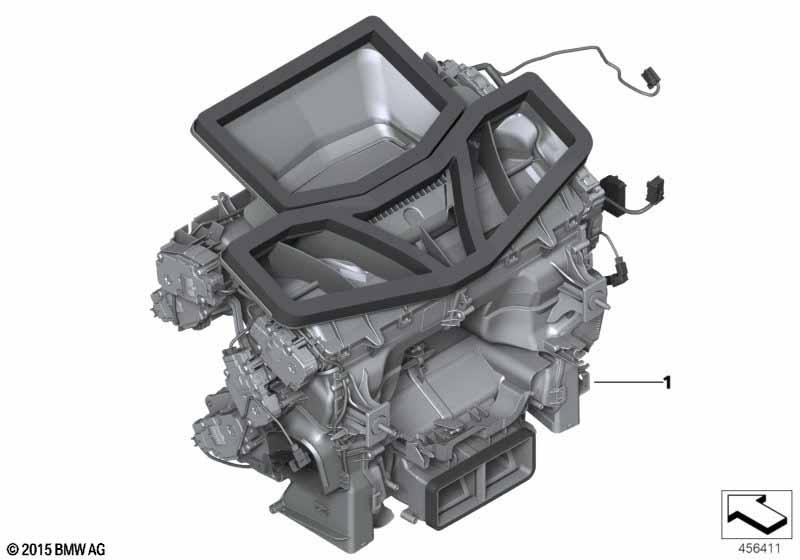 Genuine BMW 64119361727 G14 G15 F92 Distribution Housing A/C Unit (Inc. M850iX, 840i & 840iX) | ML Performance UK Car Parts