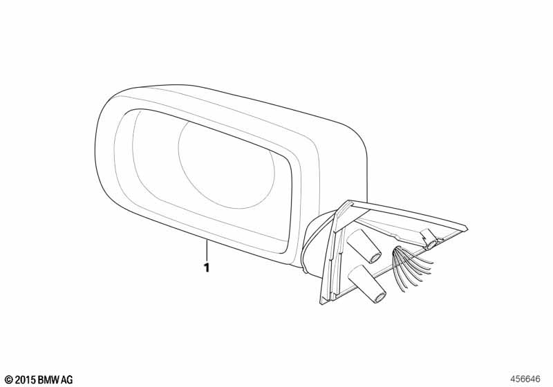 Exterior mirror (S430A)